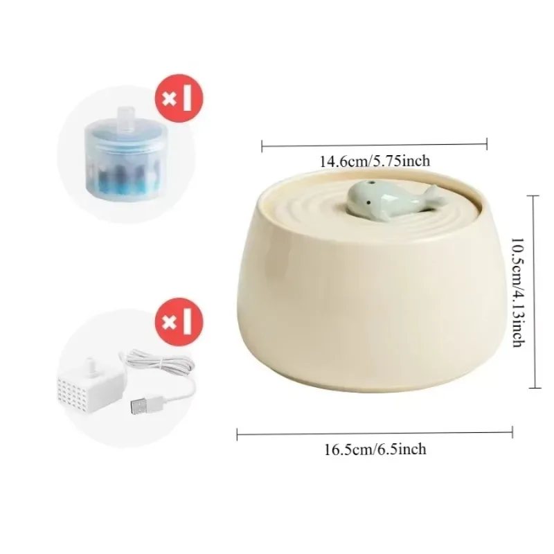 Ripple Ceramic Water Fountain